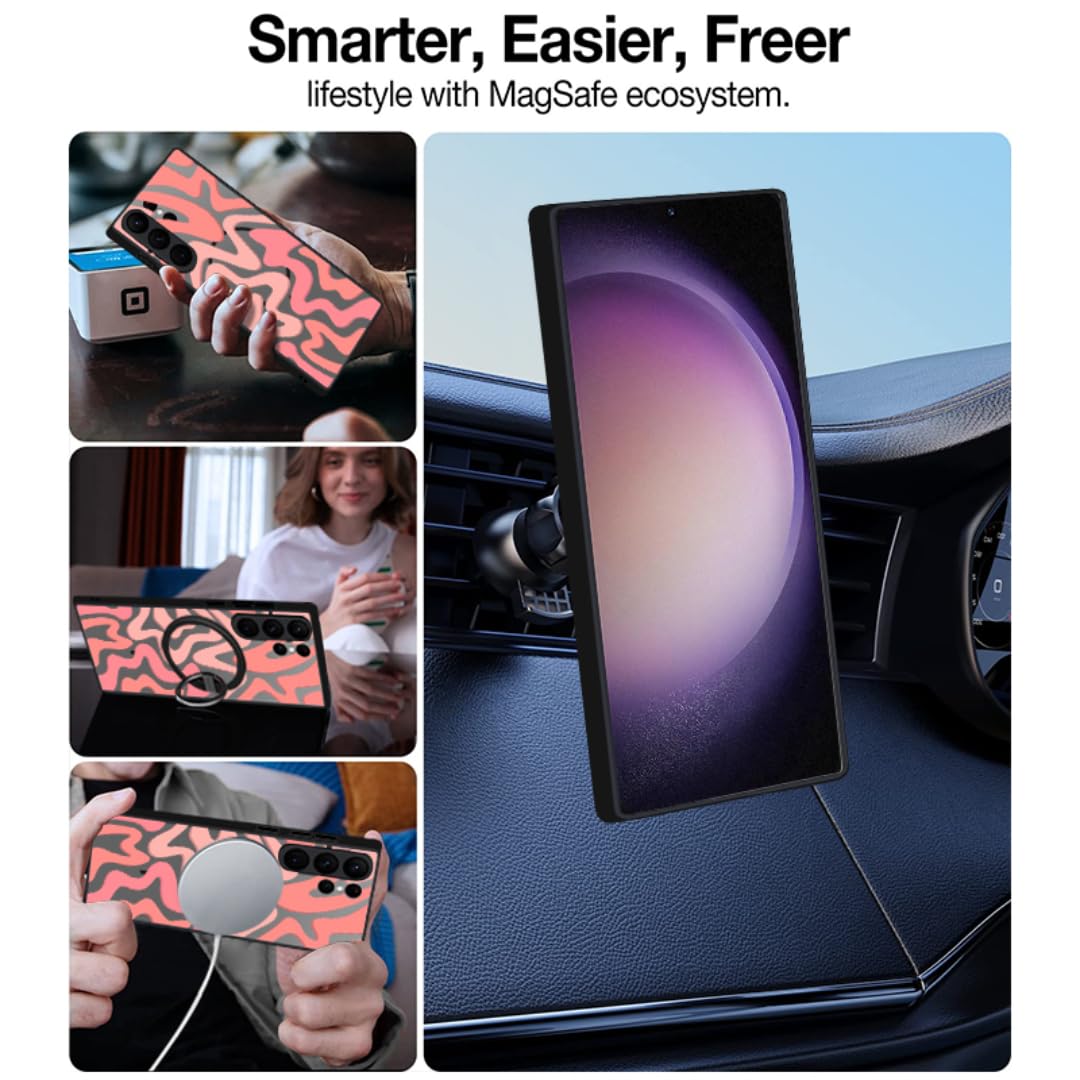 Amazon.co.jp: RNOZX Galaxy S24 FE用 マグネット式ケース カーブ